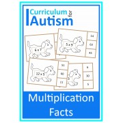 Multiplication Times tables facts Clip Cards
